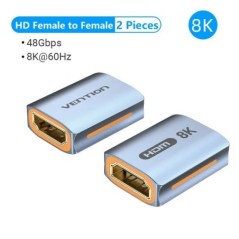 Vention 8K HDMI bővítő 4K HDMI aljzat-aljzat csatlakozó 8K60Hz HDMI 2.1 csatoló hosszabbító adapter PS4 HDTV Roku Stick PC-hez