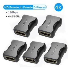 Vention 8K HDMI bővítő 4K HDMI aljzat-aljzat csatlakozó 8K60Hz HDMI 2.1 csatoló hosszabbító adapter PS4 HDTV Roku Stick PC-hez