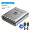 Vention HDMI Switcher 2.0 4K Bi-Direction 2 in 1 out HDMI 2.0 Adapter PS4/5 TV Box switch hdmi 1x2/2x1 HDMI Splitter 2.0