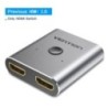 Vention HDMI Switcher 2.0 4K Bi-Direction 2 in 1 out HDMI 2.0 Adapter PS4/5 TV Box switch hdmi 1x2/2x1 HDMI Splitter 2.0