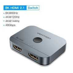 Vention HDMI Switcher 2.0 4K Bi-Direction 2 in 1 out HDMI 2.0 Adapter PS4/5 TV Box switch hdmi 1x2/2x1 HDMI Splitter 2.0