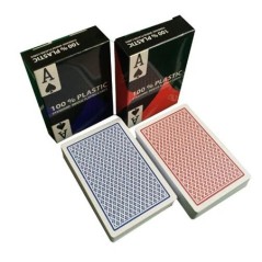 2 PCS/Lot Baccarat Texas Hold'em Plastic Playing Cards wear-resistant Waterproof Poker Card Board Bridge Poker Game Yernea