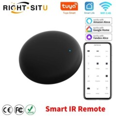 Tuya WiFi Smart IR távirányító Smart Life APP TV cseréje DVD AUD AC távirányító Működik az Alexa Google Home programmal