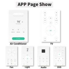 Tuya WiFi Smart IR távirányító Smart Life APP TV cseréje DVD AUD AC távirányító Működik az Alexa Google Home programmal