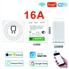 Smart Switch Wifi Mini 16A DIY fénykapcsolók 2 utas vezeték nélküli intelligens otthon Alexa Google Home szolgáltatással