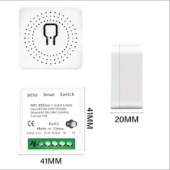 Smart Switch Wifi Mini 16A DIY fénykapcsolók 2 utas vezeték nélküli intelligens otthon Alexa Google Home szolgáltatással