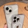 Eredeti átlátszó mágnes Magsafe vezeték nélküli töltőtok iPhone 15 14 13 12 11 Pro Max ütésálló burkolat tartozékaihoz