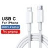 PD 30W gyorstöltő kábel Apple iPhone 14 13 12 11 Pro Max USB C kábel X XR XS 7 8 14 Plus iPad Air töltő tartozékaihoz