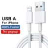 PD 30W gyorstöltő kábel Apple iPhone 14 13 12 11 Pro Max USB C kábel X XR XS 7 8 14 Plus iPad Air töltő tartozékaihoz