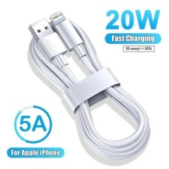 USB-kábel Apple iPhone 14 13 11 12 15 Pro Max 8 Plus XR XS gyorstöltő telefonhoz USB C dátumkábel iPad töltőtartozékokhoz