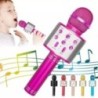 Karaoke Bluetooth hangszóró mikrofonnal, újratölthető hordozható hangváltó vezeték nélküli Bluetooth mikrofon gyerekeknek