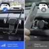 Gravity autós tartó telefonhoz Air Vent Clip rögzíthető mobil cellás állvány okostelefonhoz GPS támogatás iPhone 13 12 Xiaomi Sa