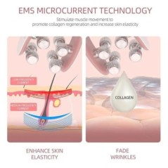 EMS arcmasszírozó görgő Y alakú arcemelő eszköz V arc dupla áll eltávolító arcápoló bőrápoló otthoni kozmetikai eszköz