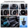 TOPK Car Phone Holder Mount Air Vent Cell Phone Holder for Car Hands Free Easy Clamp Cradle in Vehicle Fit All 4" to 7" Phone