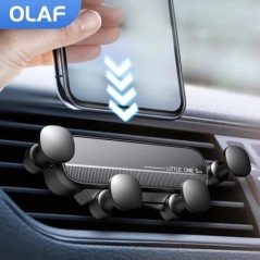 Olaf Gravity autós telefontartó légszellőző klipsre szerelhető mobil mobiltelefon állvány autóban GPS támogatás iPhone 13 12 Pro