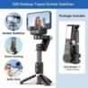 360 fokos forgatás fényképezési módot követően Gimbal Stabilizer Szelfi Stick Állvány Gimbal iPhone telefonhoz Okostelefon Élő f