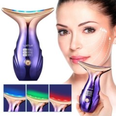 RF Facial Lifting Device Nyak Arc Szemmasszázs Arc Karcsúsító EMS Beauty Skin Phototherapy Machine Anti Aging Csökkenti Dupla ál