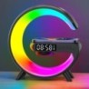 Többfunkciós vezeték nélküli töltőállvány hangszóró TF RGB éjszakai fény 15W gyorstöltő állomás iPhone-hoz Samsung Xiaomi Huawei