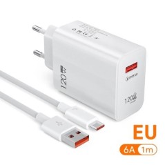 USB töltő Gyorstöltés QC3.0 USB C kábel C típusú kábel Mobiltelefon töltő iPhone Huawei Samsung Xiaomi gyorstöltéshez