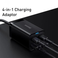 Baseus GaN3 100/ 65W asztali töltő gyorstöltő QC 3.04.0 USB C Type C telefontöltő iPhone15 Huawei Xiaomi MacBook laptophoz