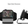 Alumínium szilikon konzol töltőállvány dokkolóállomás töltőtartó iWatch/Apple Watch Stand Serie Ultra/SE/8/7/6/5/4/3/2/1