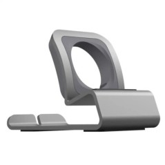 Alumínium szilikon konzol töltőállvány dokkolóállomás töltőtartó iWatch/Apple Watch Stand Serie Ultra/SE/8/7/6/5/4/3/2/1