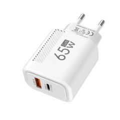 GaN USB Type C töltő 65W gyorstöltő USB gyors fali töltő iPhone 14 Xiaomi Samsung Huawei Type C PD telefontöltő adapterhez