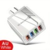 EU US Plug 3A USB töltő Multi Port 4 USB Quick Charge 3.0 For Phone Adapter Tablet Hordozható fali töltő Gyorstöltő Pocohoz