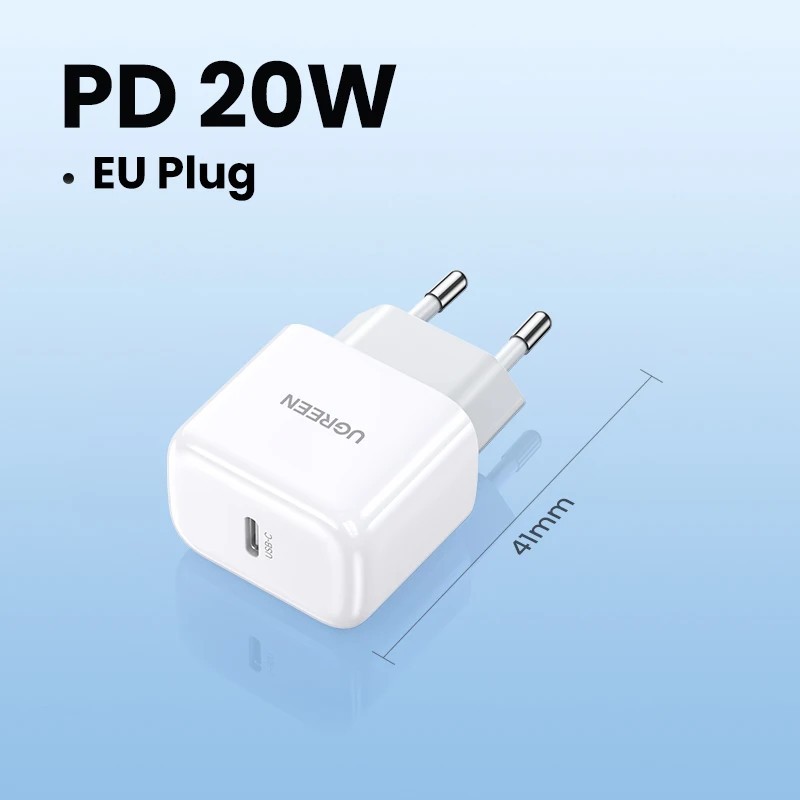 UGREEN Quick Charge 4.0 3.0 QC PD töltő 20W QC4.0 QC3.0 USB Type C gyorstöltő iPhone 15 14 13 12 Xiaomi Phone PD töltőhöz