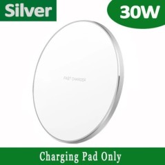 FDGAO 30W vezeték nélküli töltő USB C gyorstöltő pad Quick Charge QC 3.0 iPhone 15 14 13 12 11 XS XR X 8 Samsung S23 S22 S21 kés