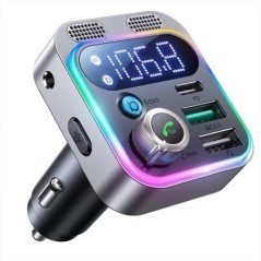 Bluetooth 5.3 FM Transmitter Handsfree Car Radio Modulator MP3 Player With 48W PD&QC3.0 USB Super Quick Charge Adapter for Car