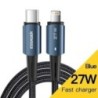 Essager USB C kábel IPhone 14 13 12 11 pro Max XS 20 W gyorstöltő kábelhez C típusú világítási dátum vezetékhez iPad Macbookhoz