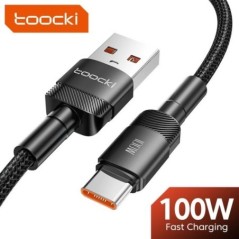 Toocki 100 W USB C kábel C típusú gyorstöltő vezeték Huawei P50 P40 P30 Pro Xiaomi Realme POCO 5A USB C adatkábel C típusú kábel