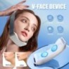 Vibration Chin-Up V arcmasszírozó arcra EMS Facial Lifter Beauty Device Double Chin Remover V-Line Up Facelift formázó öv