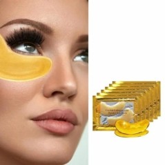 InniCare 50/60/80/100 db Crystal Collagen Gold Eye Mask Sötét karikák Pattanásos Szépségtapaszok Szemkörnyéki Bőrápoláshoz Korea