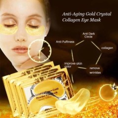 InniCare 50/60/80/100 db Crystal Collagen Gold Eye Mask Sötét karikák Pattanásos Szépségtapaszok Szemkörnyéki Bőrápoláshoz Korea