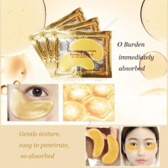 InniCare 50/60/80/100 db Crystal Collagen Gold Eye Mask Sötét karikák Pattanásos Szépségtapaszok Szemkörnyéki Bőrápoláshoz Korea