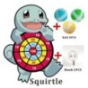 Pokémon Gyerekek Rajzfilm Pikachu Squirtle Dart Board Sticky Ball Családi Sportjáték Interaktív Oktatójáték Születésnapi Ajándék