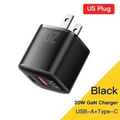 Essager 20W GaN USB Type C töltő PD gyorstöltő telefon QC 3.0 gyorstöltők iPhone 14 13 12 11 Pro Max Mini iPad töltéshez