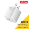 Essager 20W GaN USB Type C töltő PD gyorstöltő telefon QC 3.0 gyorstöltők iPhone 14 13 12 11 Pro Max Mini iPad töltéshez