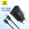 Baseus 20W Quick Charge QC 3.0 PD USB Type C gyorstöltő töltő iPhone 15 14 13 12 11 X Xiaomi Samsung Phone PD töltőhöz