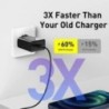 Baseus 20W Quick Charge QC 3.0 PD USB Type C gyorstöltő töltő iPhone 15 14 13 12 11 X Xiaomi Samsung Phone PD töltőhöz