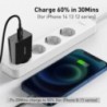 Baseus 20W Quick Charge QC 3.0 PD USB Type C gyorstöltő töltő iPhone 15 14 13 12 11 X Xiaomi Samsung Phone PD töltőhöz