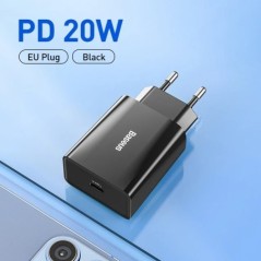 Baseus 20W Quick Charge QC 3.0 PD USB Type C gyorstöltő töltő iPhone 15 14 13 12 11 X Xiaomi Samsung Phone PD töltőhöz