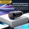 Essager 54W USB autós töltő 5A gyorstöltés QC 3.0 PD 3.0 SCP AFC USB Type C autós telefon töltő iPhone Huawei Samsung Xiaomi kés