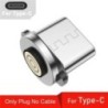 USLION 540 Rotate 5A mágneses kábel Gyorstöltő Micro USB Type C kábel iPhone Xiaomi mágneses töltő vezetékes kábel USB kábel