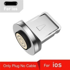 USLION 540 Rotate 5A mágneses kábel Gyorstöltő Micro USB Type C kábel iPhone Xiaomi mágneses töltő vezetékes kábel USB kábel