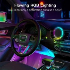 Essager RGB mágneses autós telefontartó Qi 15W vezeték nélküli töltő autó iPhone 14 13 Pro Max telefonhoz Samsung telefontartó á