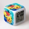 Pokemon Pikachu LED világító riasztók gyerekeknek Hálószoba dekoráció Gyerekek Digitális Glowings Ébresztőóra Asztali dekoráció 