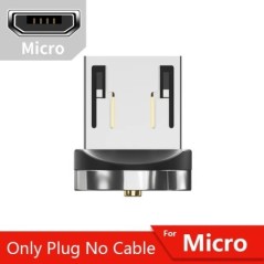 Essager 540 forgó mágneses kábel gyorstöltő mágneses töltő Micro USB Type C kábel mobiltelefon vezetékes kábel iPhone Xiaomihoz